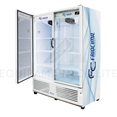 Friocima FCV-802 Refrigerador de 2 Puertas de Cristal – 36 Pies